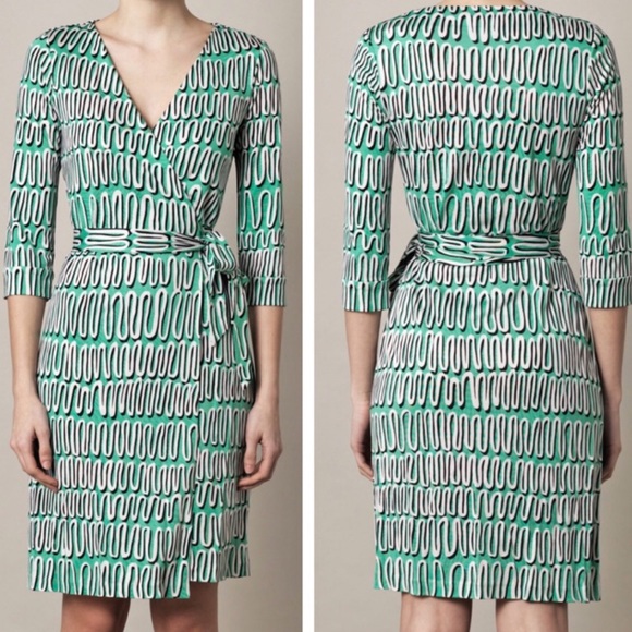 dvf julian wrap dress